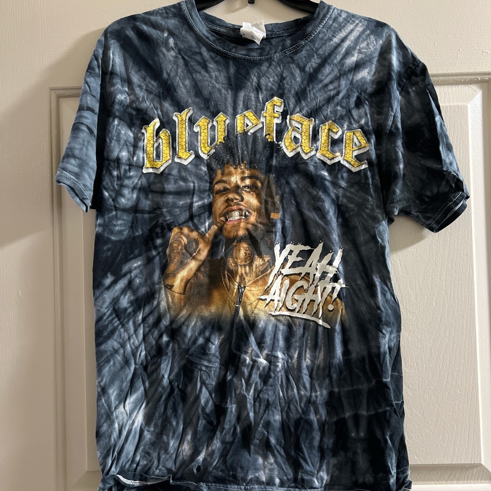 Tie-Dye Graphic Tee with Bold Design